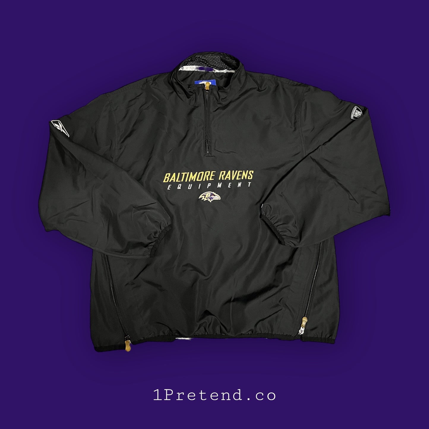 Ravens Vintage Nylon 1/4 Zip