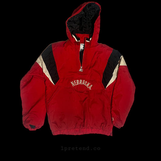 Nebraska Huskers Starter Quarter Zip Jacket