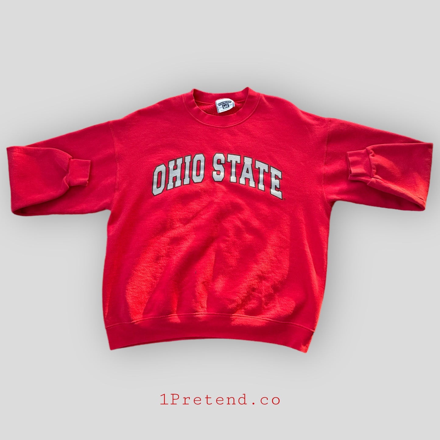 Ohio State Red Pullover Sweatshirt