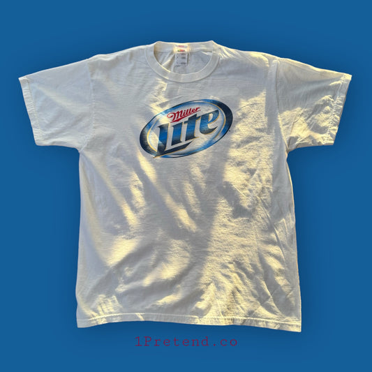 MILLER LITE White Tee